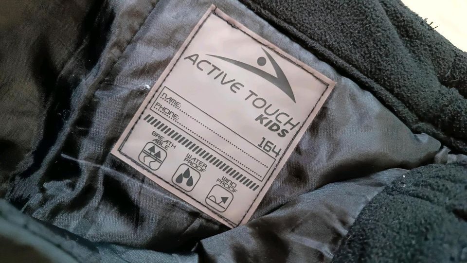 Active Touch Kids Skihose schwarz Gr. 164 Schneehose in Raschau-Markersbach