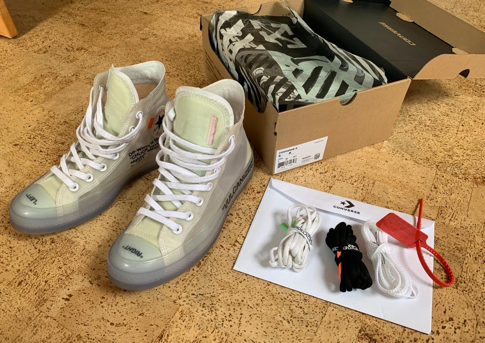 All star off white converse sale