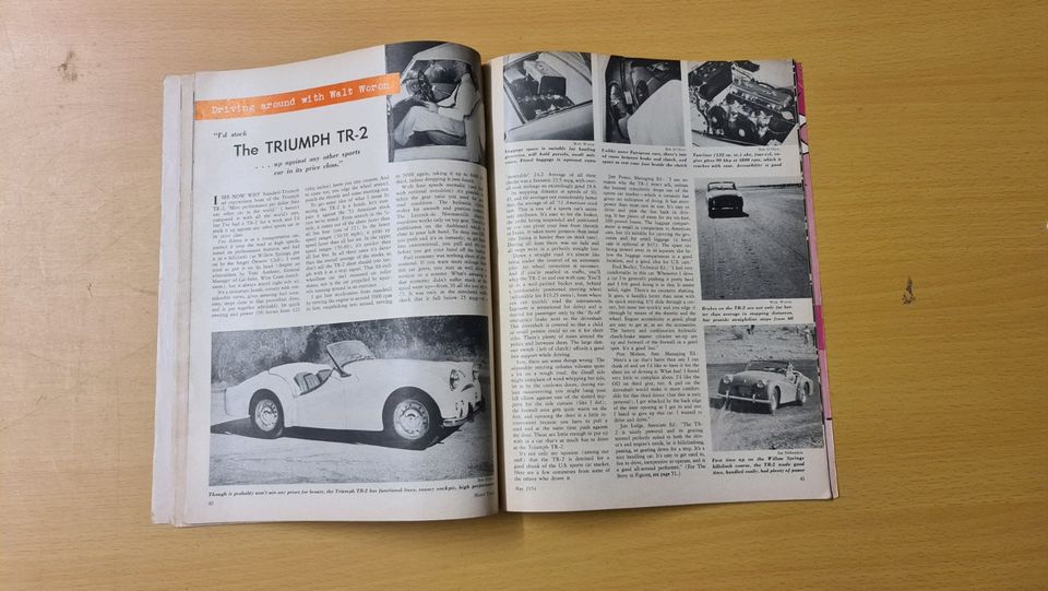 Motor Trend Magazin Mai 1954 / Pontiac, Mercury, DeSoto, Triumph in Besigheim