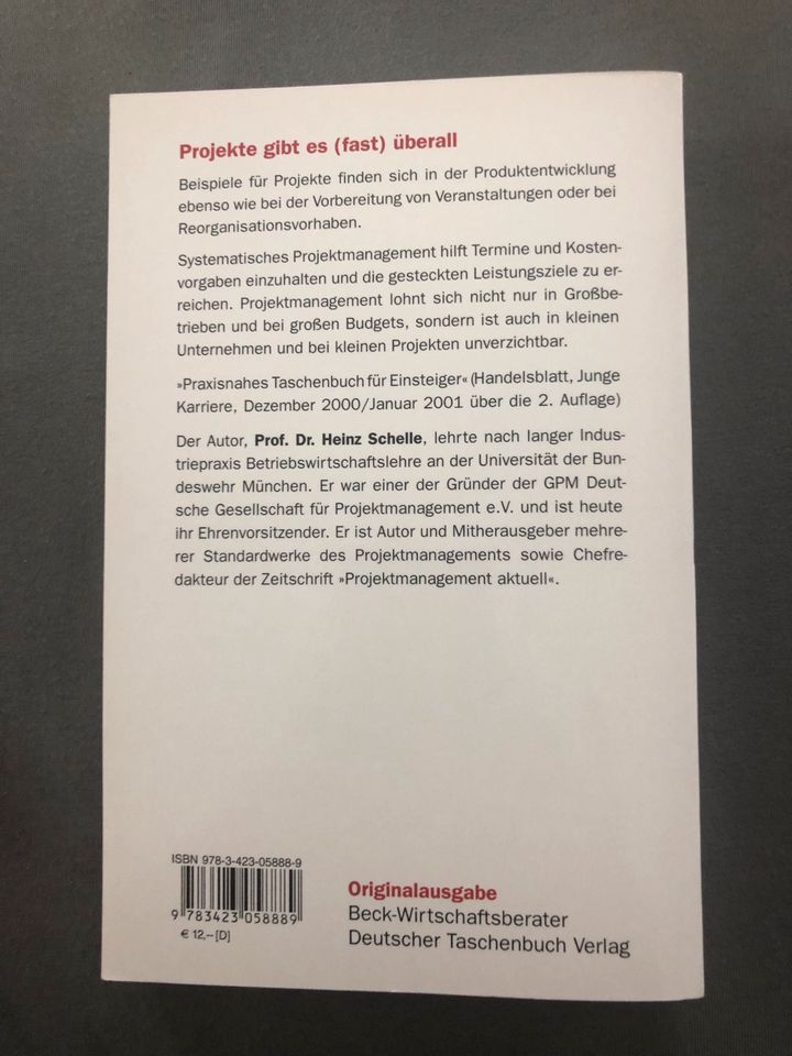 Projekte zum Erfolg führen - Heinz Schelle Taschenbuch in Bad Reichenhall