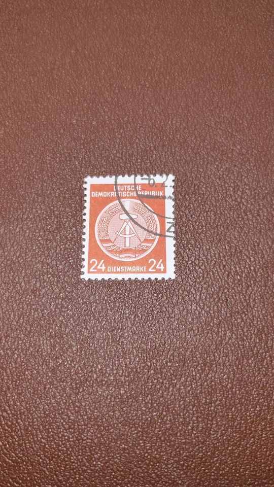 DDR  Briefmarken mit Stempel in Griesheim