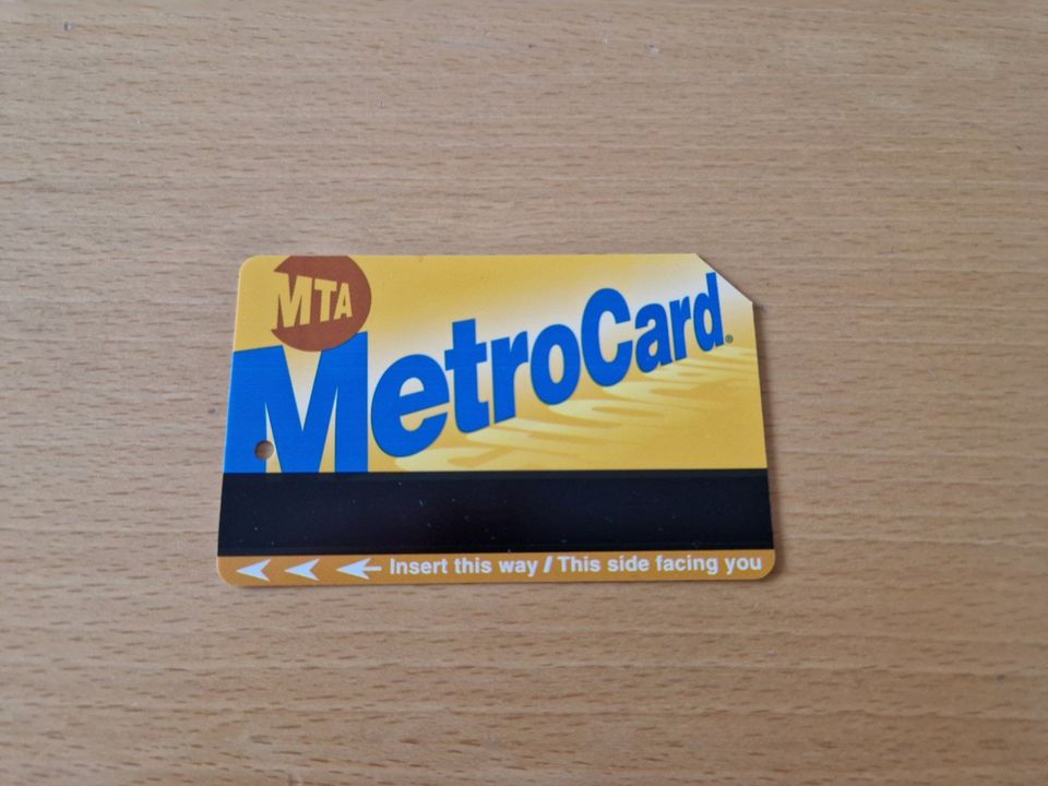 MTA MetroCard aus New York City – Subway (U-Bahn), Bus etc. in Berlin