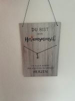 Schönes Wandbild „Du bist mein Herzensmensch“ 20 x 30 cm Nordrhein-Westfalen - Attendorn Vorschau