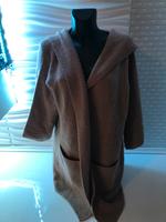 Weicher warmer Strick Mantel braun Teddy S/M Kapuze Hessen - Bad Soden-Salmünster Vorschau