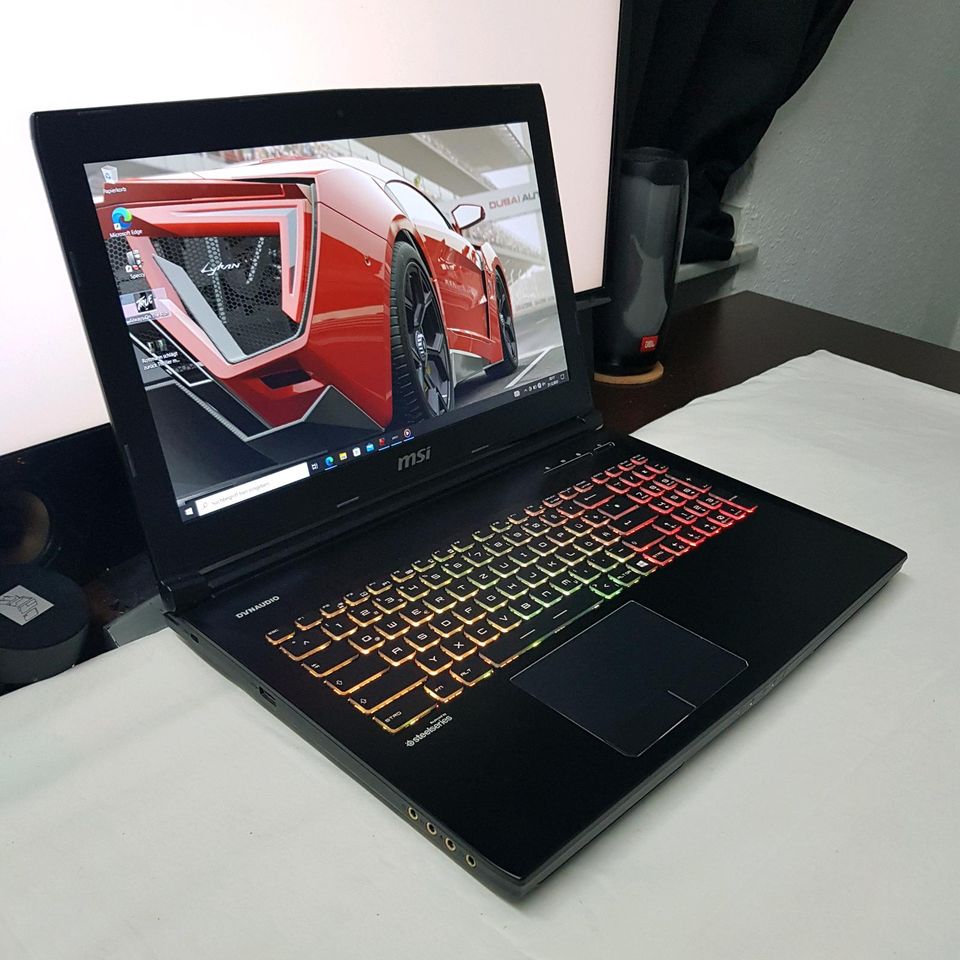 Laptop MSI Gaming RGB MS16L2. GTX 1070 8GB/intel i7/SSD+HDD/16GB in Düsseldorf