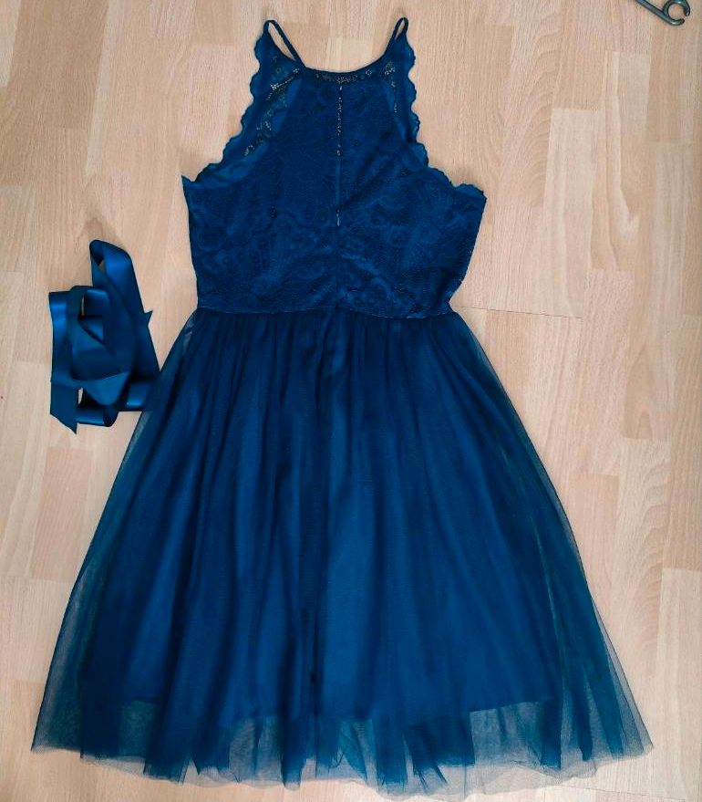Fest Kleid Party Gr. 38 blau neu in Warendorf