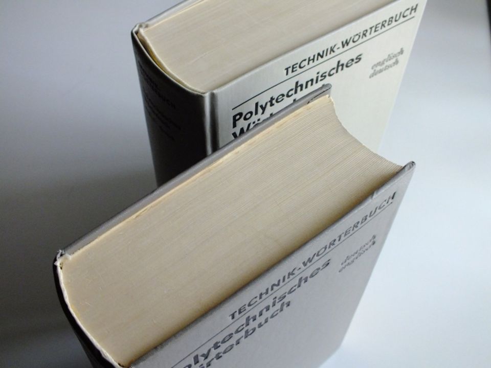 Polytechnisches Wörterbuch 2 Bände (de-eng / eng-de) in Erlangen