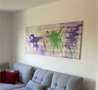 Designer-Gemälde auf Leinwand inkl. Rahmen, Bild,  200x80cm Baden-Württemberg - Heidelberg Vorschau