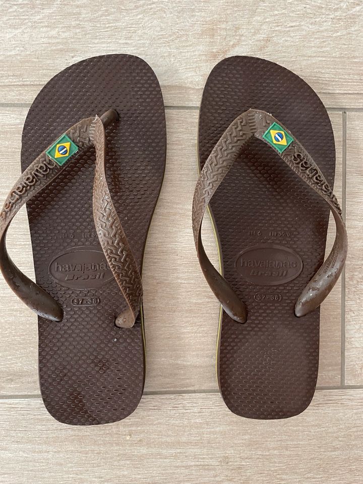 Havaianas, braun, Größe 39, Unisex in Bonn