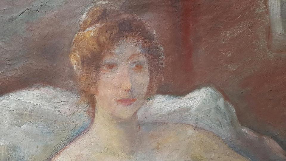 Gemälde Guten Morgen weiblicher Akt antik Impressionismus in Kyritz