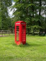 Englische Telefonzelle British Telephone Box Gusseisen Holztür Niedersachsen - Ganderkesee Vorschau