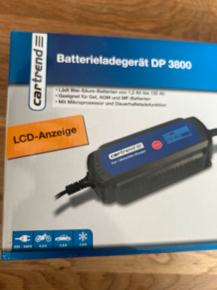 Batterie Ladegerät DP 3800 LCD Anzeige, 220 – 240 V in Hamburg