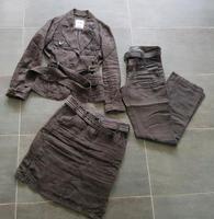 Esprit Damen Leinen Kostüm Anzug 3-Teiler Blazer+Rock+Hose Gr.34 Hessen - Ginsheim-Gustavsburg Vorschau