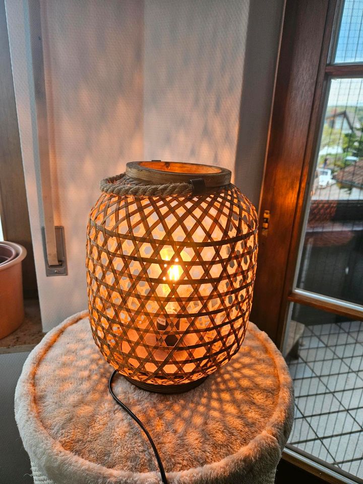 Lampe Holz Vintage in Leimen