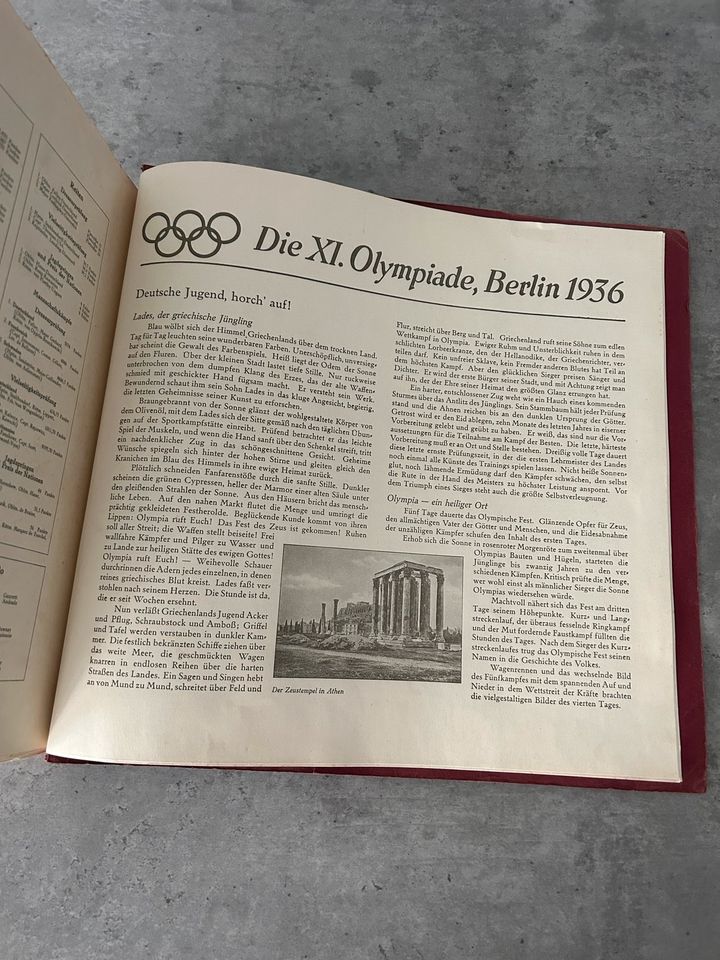 Die XI. OLYMPIADE Berlin 1936. Sammelalbum - komplett! in Dürrholz
