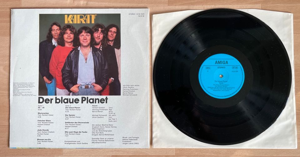 Karat - der blaue Planet Amiga Vinyl Schallplatte LP Rock in Rostock