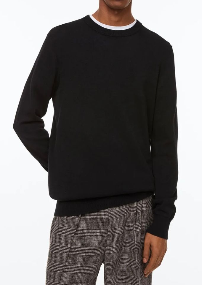 H&M MEN Feinstrick Pullover Slim Fit in Kemnath