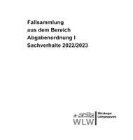 WLW Lehrbriefe Fallsammlung 2022 / 2023 Steuerberaterexamen Baden-Württemberg - Leonberg Vorschau