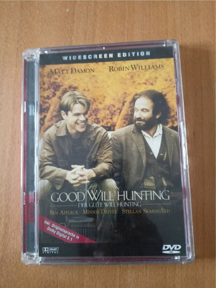 DVD Good will hunting, Matt Damon, Robin Williams in Unterstadion