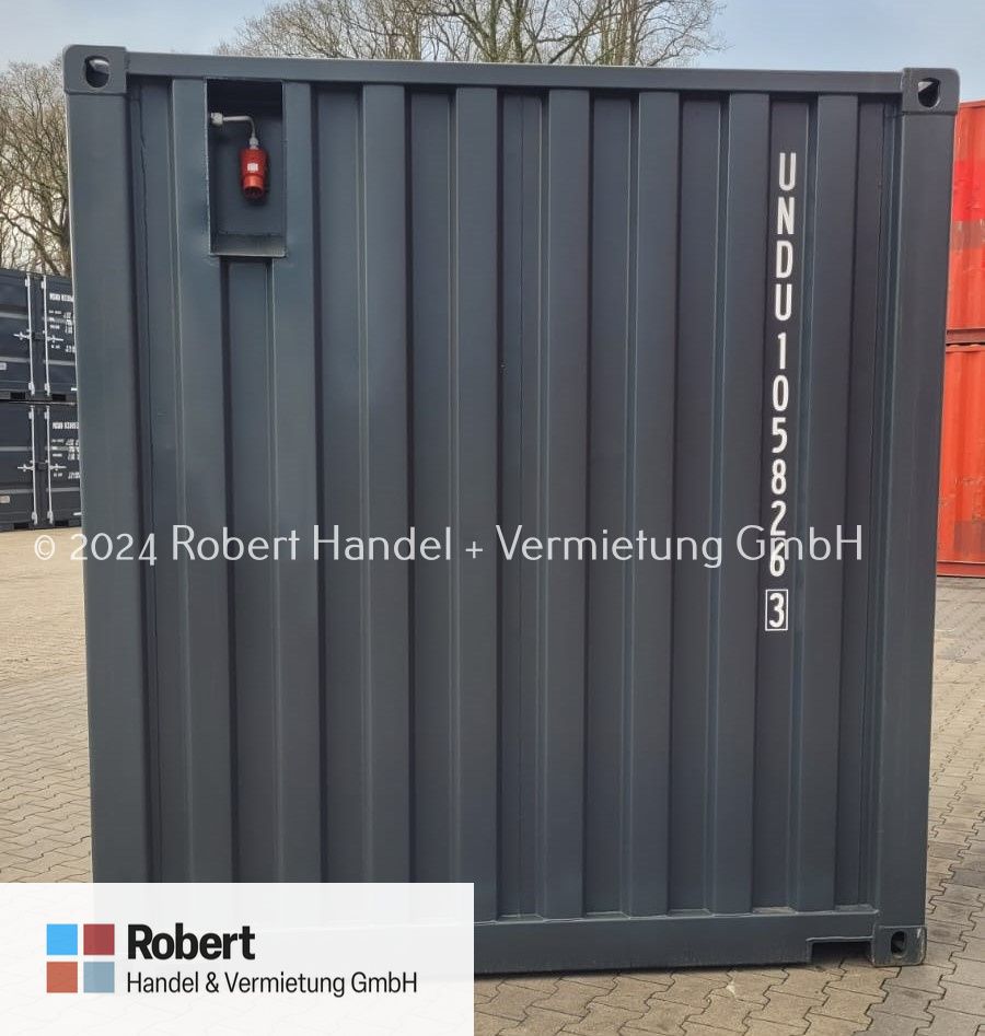 20 Fuß Lagercontainer, Seecontainer, Container, Baucontainer, Materialcontainer, Magazin, Regal, Licht, Starkstrom Strom in Bremerhaven