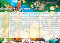 Stundenplan Pokemon zum Ausdrucken, 15 Designs, personalisierbar, Bremen - Oberneuland Vorschau