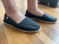 Espadrilles von Tamaris, schwarz Glitzer, Gr. 39, Gummisohle Bayern - Roggenburg Vorschau