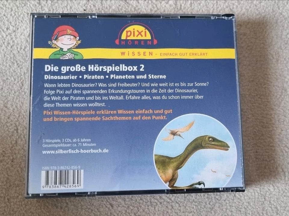 CD Hörspielbox 2 (Dinosaurier,  Piraten, Planeten und Sterne) in Freudental