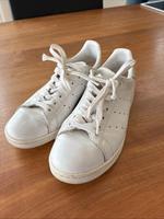 Adidas Stan Smith in weiß/gold, Gr. 39 1/3 - neue Innensohle Baden-Württemberg - Esslingen Vorschau
