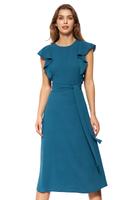 Sommerkleid mit Gürtel azurblau Gr. 42 Neu Bayern - Friedberg Vorschau
