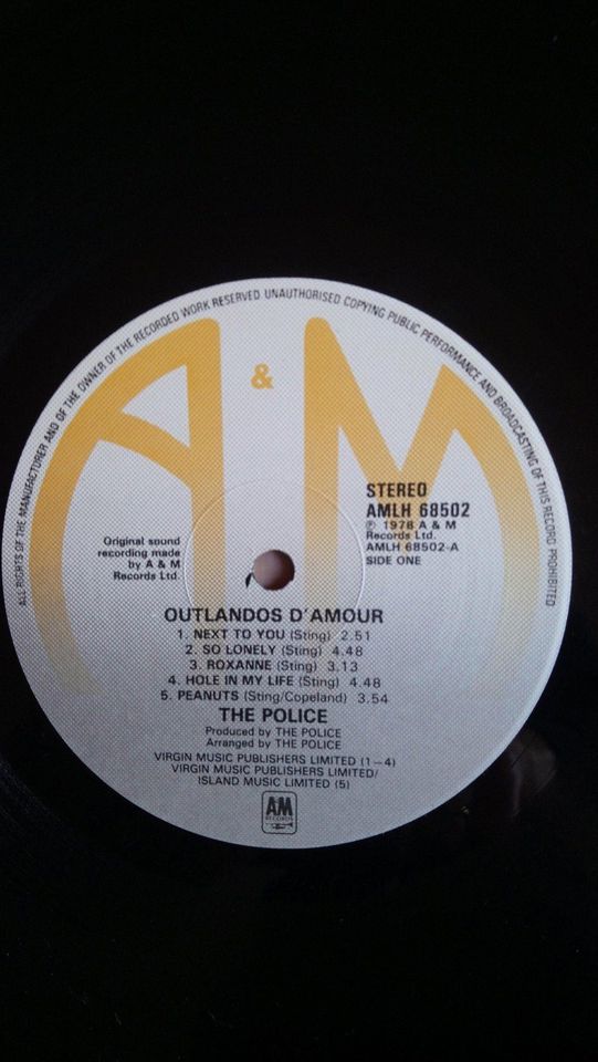 The Police - Outlandos D'Amour / Vinyl near mint in Berlin