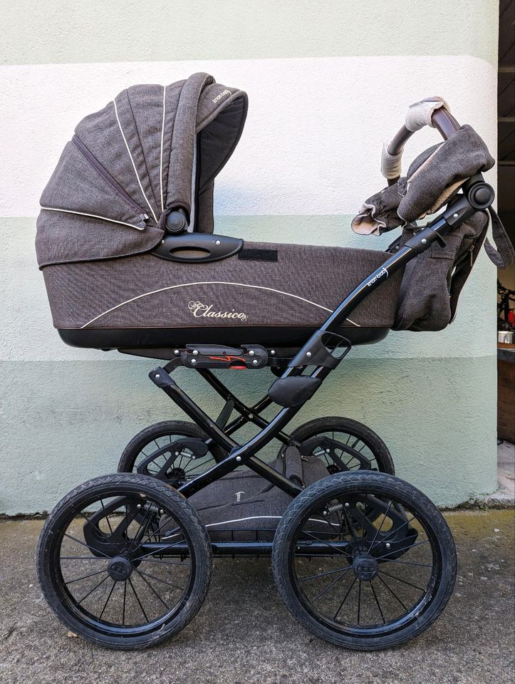 Knorr Baby Kombi-Kinderwagen Classico inkl. Babywanne & Sportsitz in Würzburg