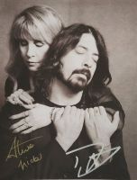 Dave Grohl & Stevie Nicks - Signiertes Foto - Edeldruck - Top Eimsbüttel - Hamburg Harvestehude Vorschau