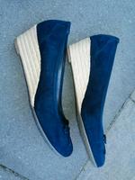 Schuhe, Keilabsatz, gr. 41, dunkelblau, Damen, Pump's Bayern - Schonungen Vorschau