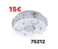 EGLO 75212 LED Deckenlampe Deckenlampe Leuchten Wandlampen Pendellampen Wandleuchten Tischlampe Hängeleuchte Hängelampen Deckenleuchten Außenstrahler Lichterketten Deckenstrahler Spots LED Band NEU Bielefeld - Bielefeld (Innenstadt) Vorschau