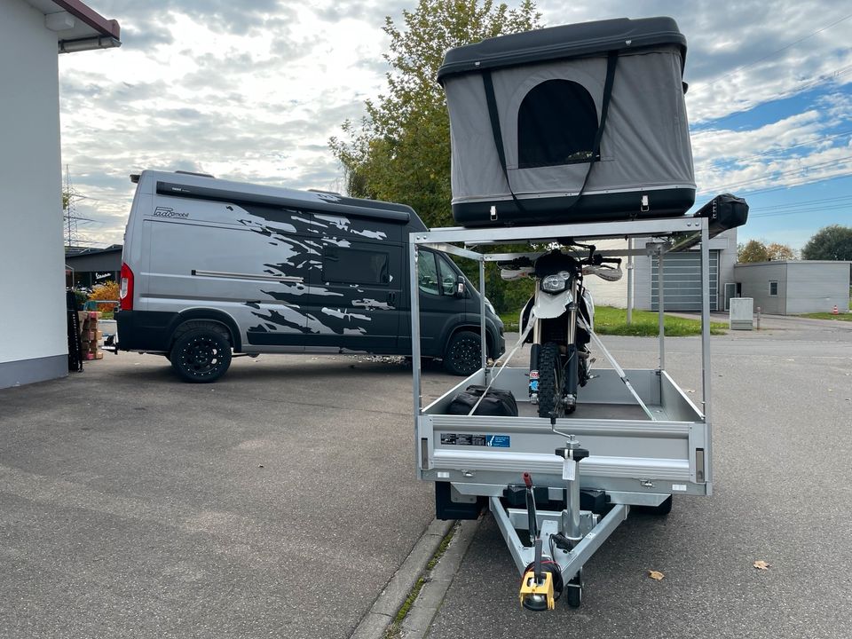 Bike Trailer PadoMobil Dachzelt Wohnanhänger Transporter Anhänger in Senden