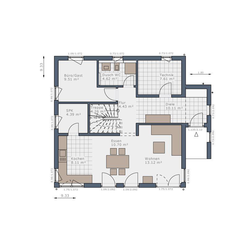 Die perfekte Wohlfühloase – Modernes Einfamilienhaus von Schwabenhaus in Elmenhorst/Lichtenhagen