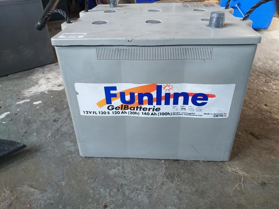 Funline Gel  Batterie 12V 120AH in Hesel