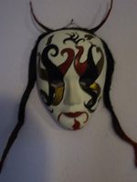 große Maske aus Keramofix, handarbeit, Gothic/Dämonen-Design Dresden - Mobschatz Vorschau