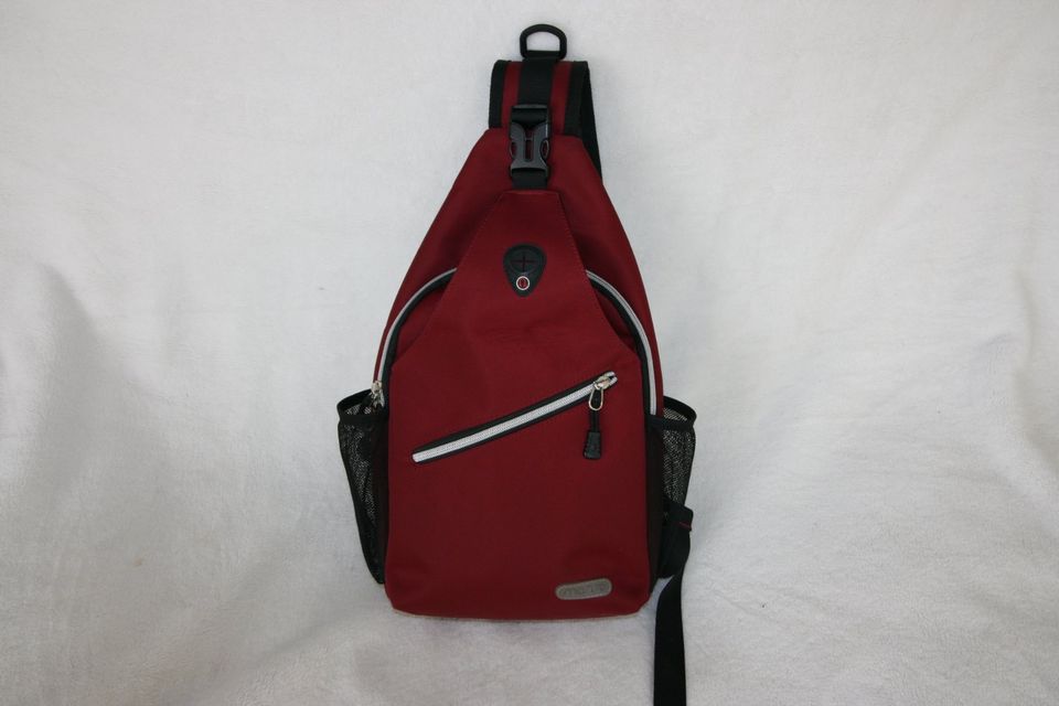 MOSISO Damen Rucksack Schultertasche Sporttasche bordo in Theismühlen