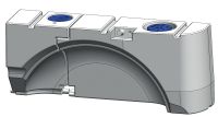 Trink- und Abwassertank für VW T5 / T6 - 93 l Baden-Württemberg - Heiningen Vorschau