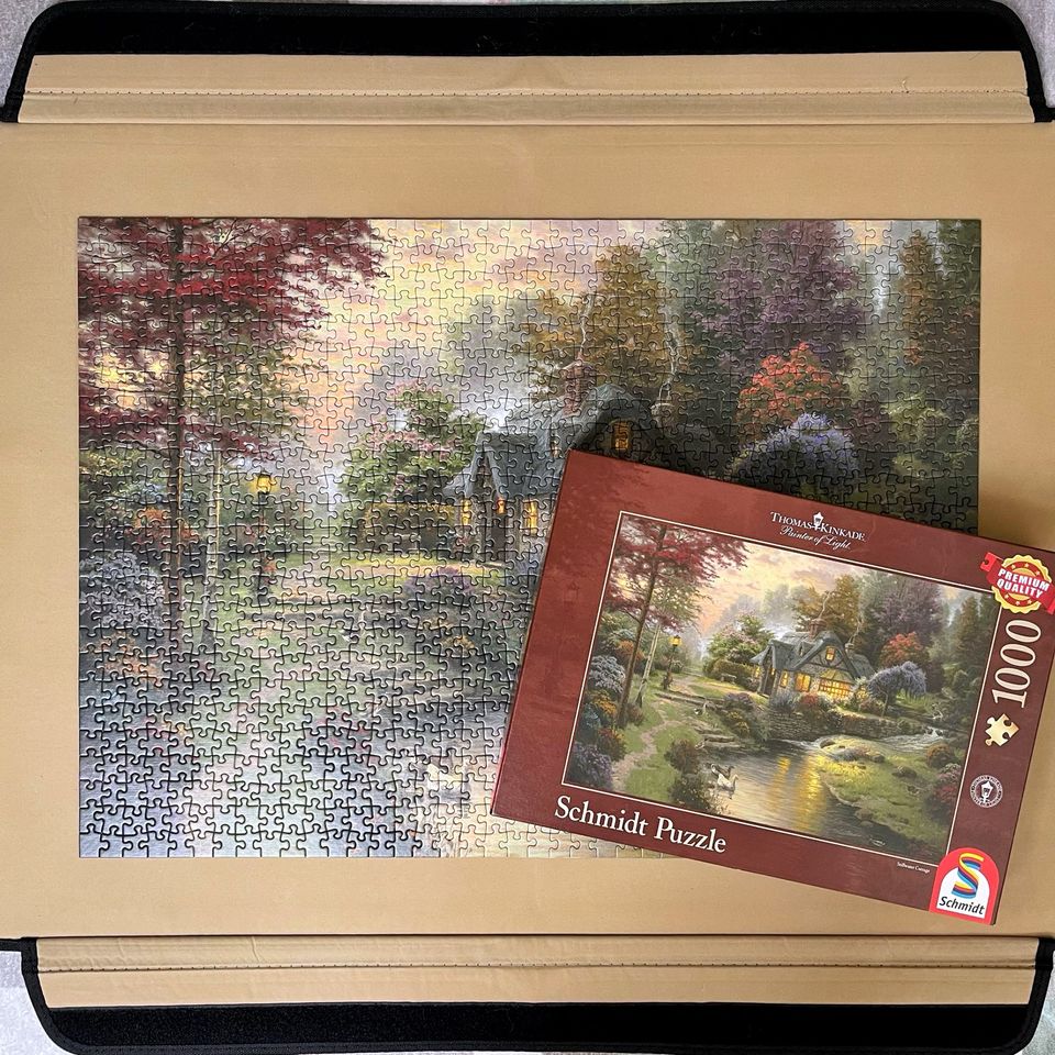 Schmidt Puzzle, 1000, Thomas Kinkade, Stillwater Cottage in Heidenheim an der Brenz