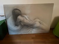 BILD: liegende Frau / schwarz-weiß 117 x 80 cm Bayern - Hilgertshausen-Tandern Vorschau