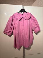 Bluse Strass Kragen lila Größe 44/46 Thüringen - Gotha Vorschau