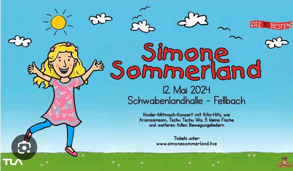 Kinderticket für Simone Sommerland in Fellbach in Neuhausen