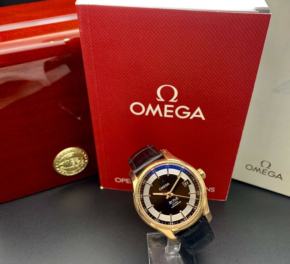 Omega De Ville Hour Vision 18k Roségold *431.63.41.21.13.001* in Grafing bei München