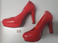 Rote Lack Lackleder Leder Pumps Rot Plateau Highheels Gr. 39 40 Berlin - Neukölln Vorschau