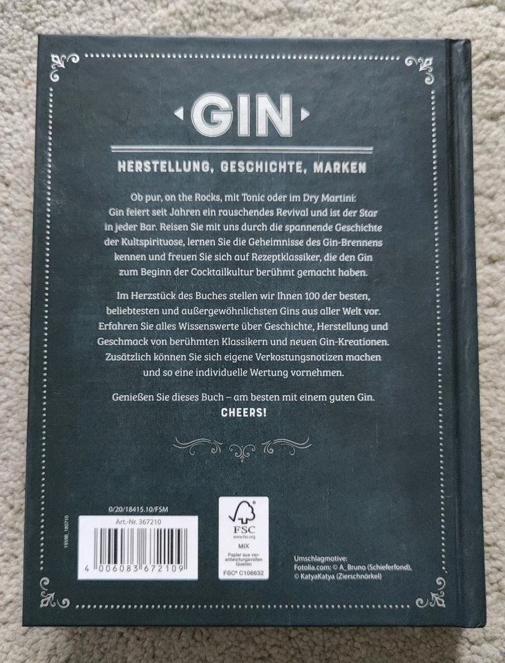 GIN Buch Neu Herstellung Geschichte Marken für Genießer in Waldbronn