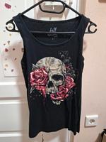 Totenkopf Tanktop Größe S EMP Top Baden-Württemberg - Albstadt Vorschau