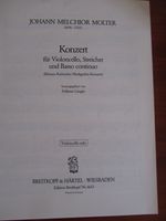 Musiknoten Violoncello Konzert Molter Niedersachsen - Osnabrück Vorschau