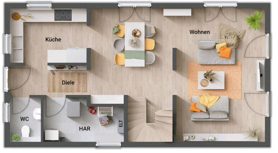 Das flexible Haus für schmale Grundstücke!- mit neuester Technik in Meisenheim